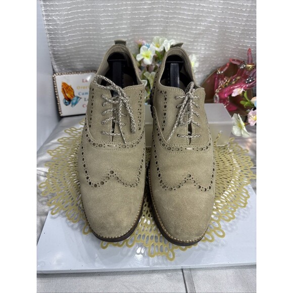 (S6) Cole Haan Men\'s Zerogrand Suede Leather Wingtip Oxfords Size 11.5M main image 10